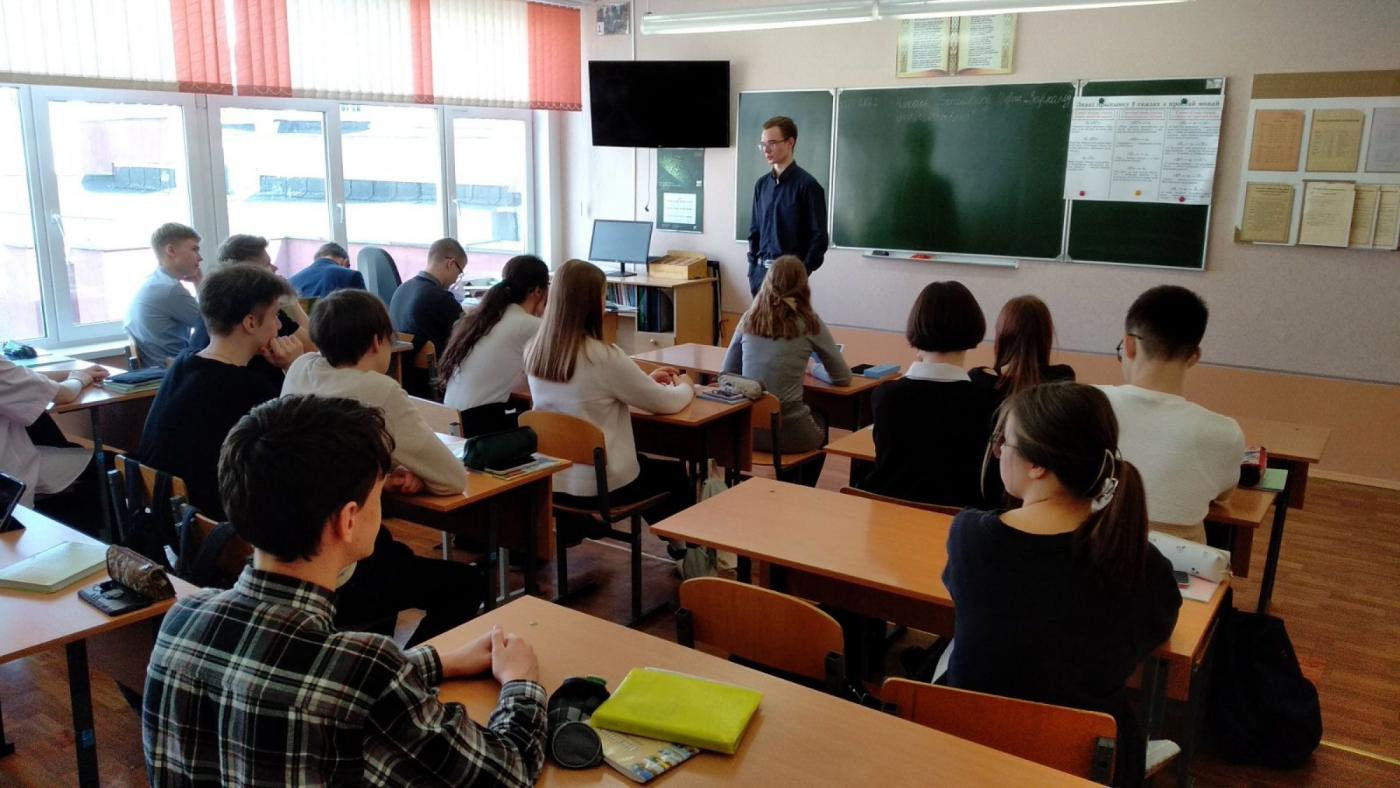 Профориентационные беседы студентов ПСФ специальности «техническое обеспечение безопасности»
